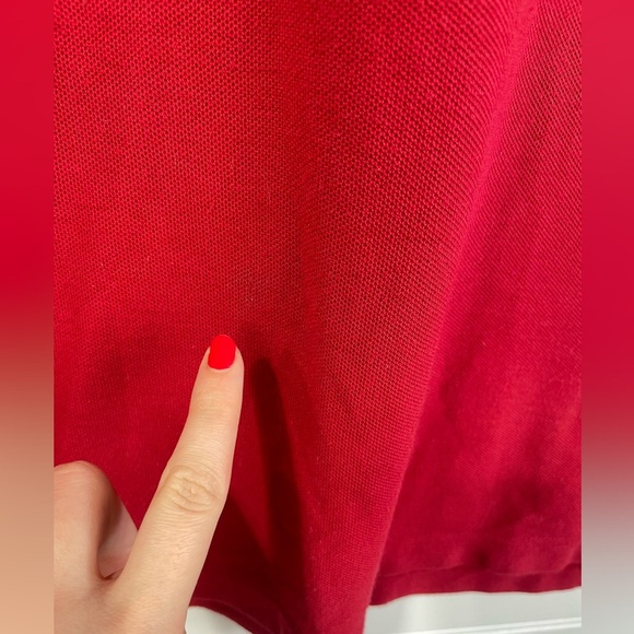 Carhartt Red Classic Collared Polo Short Sleeve Work Shirt Mens GUC - Picture 10 of 12